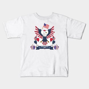 America Day independence Kids T-Shirt